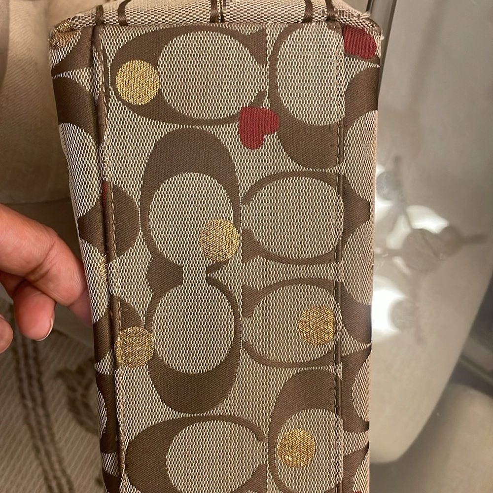 Coach Gold and Brown Tote Bag - Picture 13 of 16